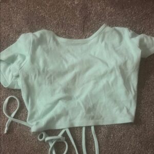 Mint Green Crop Top